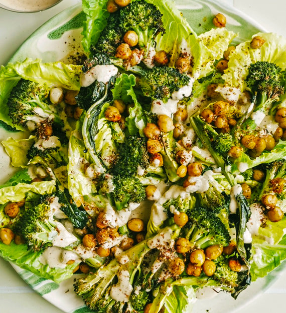 Sesame Grilled Broccoli Caesar