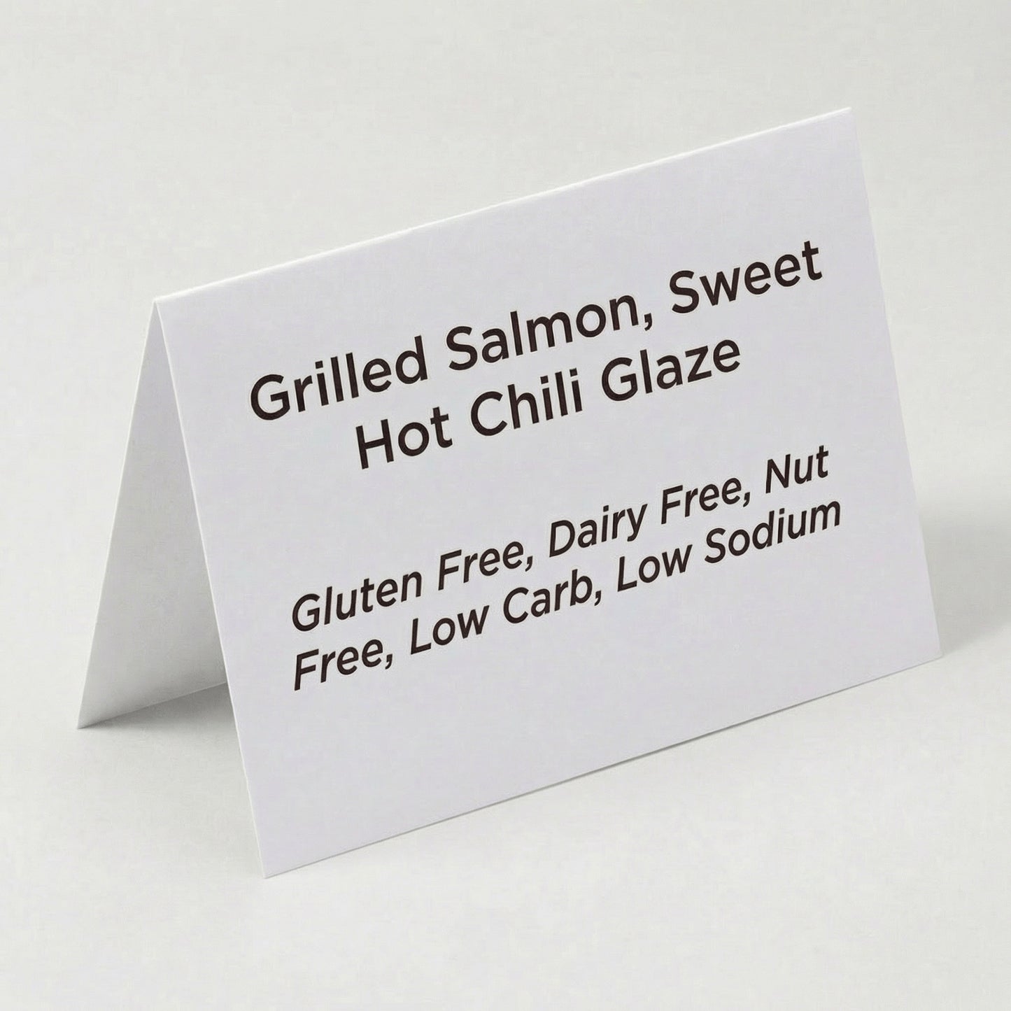 Tent Cards