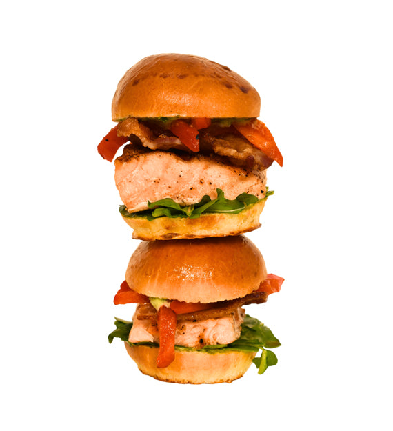 Creole Blackened Salmon Slider