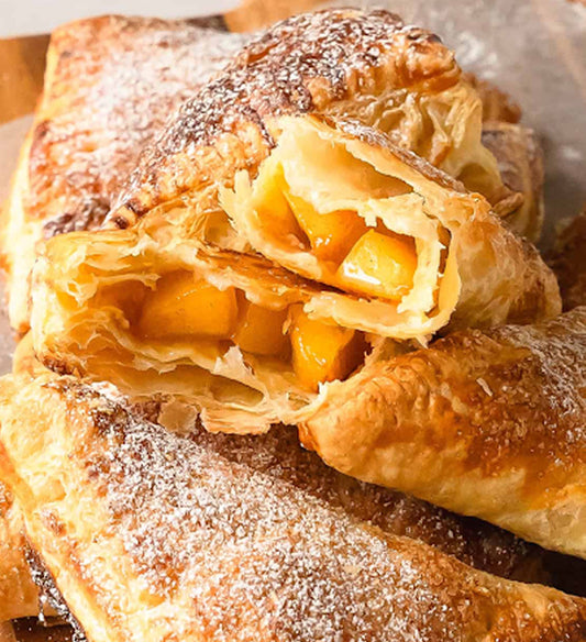 Seasonal Fruit Turnover in Sugared Puff Pastry