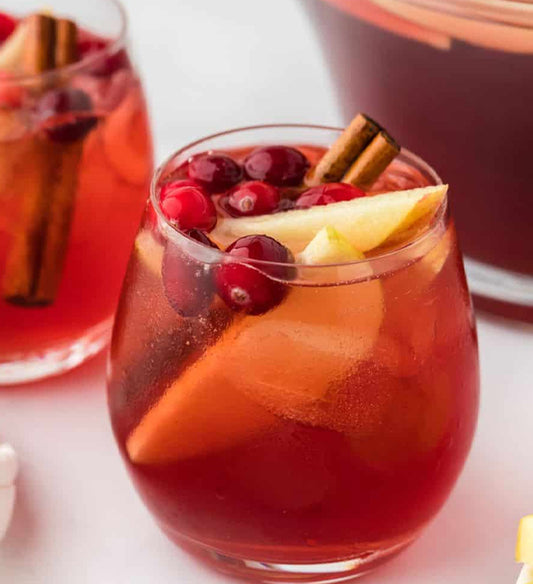 Autumn Spiced Thanksgiving Punch, Bourbon Spiked!