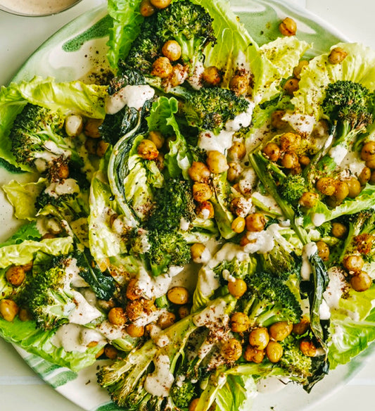 Sesame Grilled Broccoli Caesar