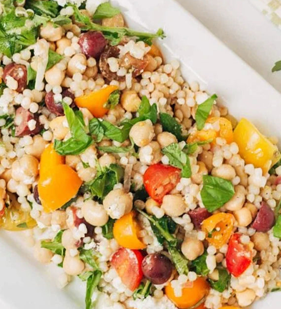 Roasted Autumn Vegetable Pearl Couscous Pilaf